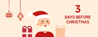 Santa Christmas Countdown Facebook Cover Image Preview