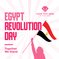 Egypt Revolution Day Instagram Post