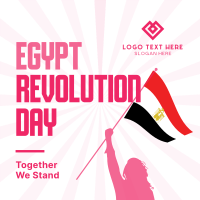 Egypt Revolution Day Instagram Post Design