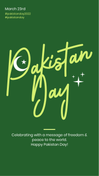 Pakistan Day Moon Facebook Story