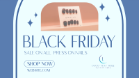 Black Friday Nail Sale Facebook Event Cover