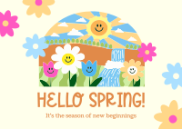 Blooming Season Postcard