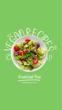 Vegan Salad Recipes Facebook Story