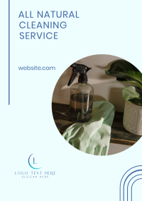 Natural Cleaning Services Poster