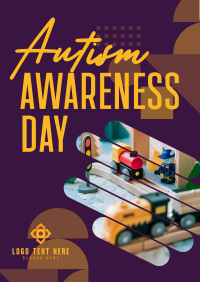 Autism Awareness Shapes Poster