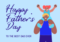 Happy Father's Day! Postcard