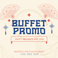 Elegant Oriental Buffet Promo Instagram Post