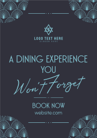 Art Deco Dining Poster