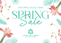 Sale of Spring Postcard