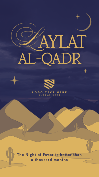 Laylat al-Qadr Desert Facebook Story