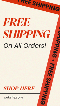 Contemporary Generic Shipping Instagram Story