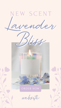 Lavender Bliss Candle YouTube Short