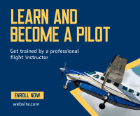 Flight Training Program Facebook Post