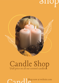 Candle Discount Poster