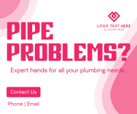 Modern Plumbing Service Facebook Post