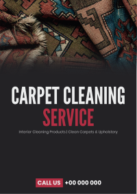 Carpet and Upholstery Maintenance Flyer