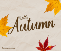 Autumn Leaves Facebook Post