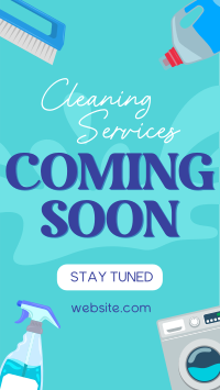 Coming Soon Cleaning Services TikTok Video