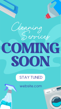 Coming Soon Cleaning Services Video