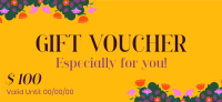 Everything Floral and Leaves Gift Certificate Image Preview