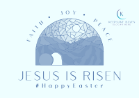 He Has Risen Postcard Image Preview