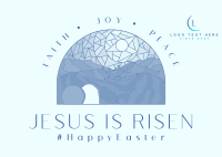 He Has Risen Postcard