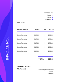Corporate Creative Abstract Invoice
