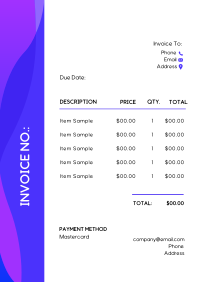 Corporate Creative Abstract Invoice Image Preview