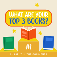 Your Top 3 Books Instagram Post Image Preview