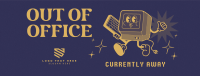 Retro Out Of Office Facebook Cover Design