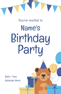 Children Party Invitation Design