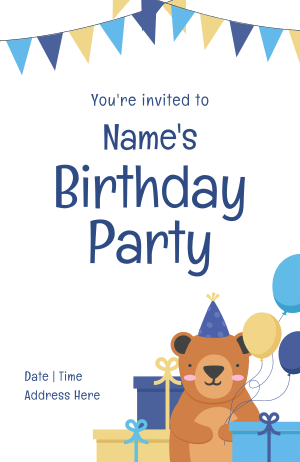 Children Party Invitation Image Preview