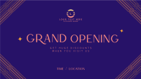 Art Deco Grand Opening Facebook Event Cover