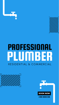 Professional Plumber Instagram Story