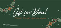 Christmas Decorations Gift Certificate