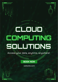 Techy Cloud Computing Flyer