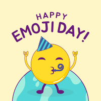Party Emoji Instagram Post
