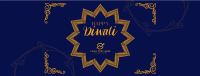 Ornamental Diwali Greeting Facebook Cover