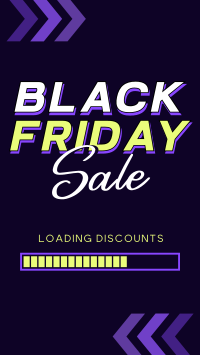 Black Friday Unbeatable Discounts Instagram Reel Design