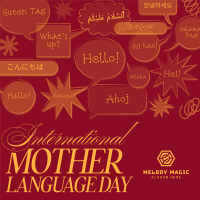 Modern Nostalgia International Mother Language Day Instagram Post Image Preview