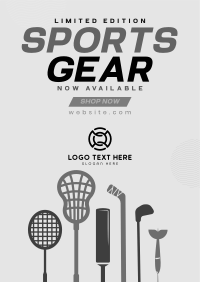 Professional Sporting Goods For Sale Poster