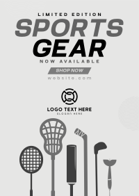 Professional Sporting Goods For Sale Poster