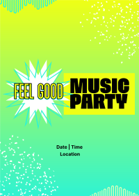 Feel Good Party Poster