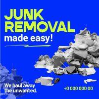 Professional Junk Removal Instagram Post