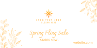 Spring Sale Ornamental Twitter Post