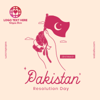 Pakistan Flag Instagram Post