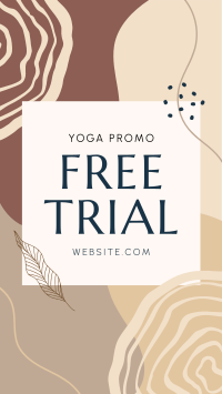 Yoga Free Trial Instagram Story