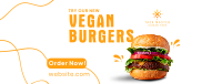 Vegan Burger Buns  Facebook Cover Image Preview