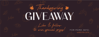 Thanksgiving Day Giveaway Facebook Cover