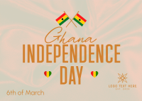 Ghana Independence Day Postcard